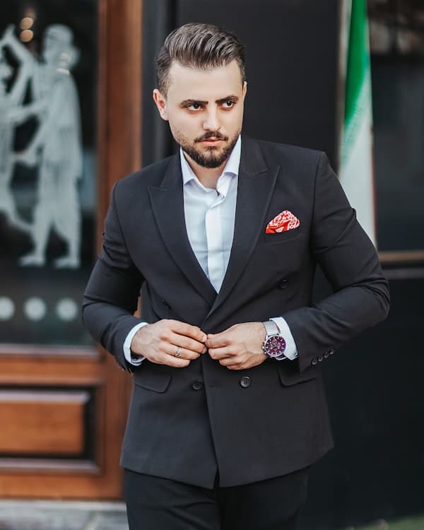 German menswear suit